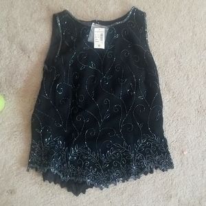 Dress Barn Sparkly Top Size M